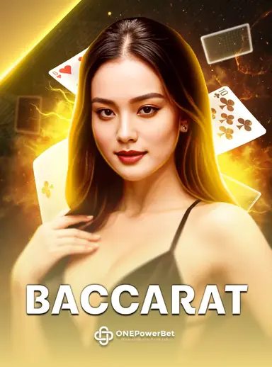 ภาพปกโต๊ะคาสิโนสด บาคาร่า Baccarat ห้อง ONE